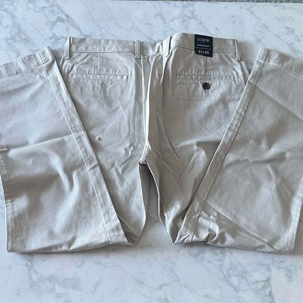 J. Crew Men's Light Tan Chinos